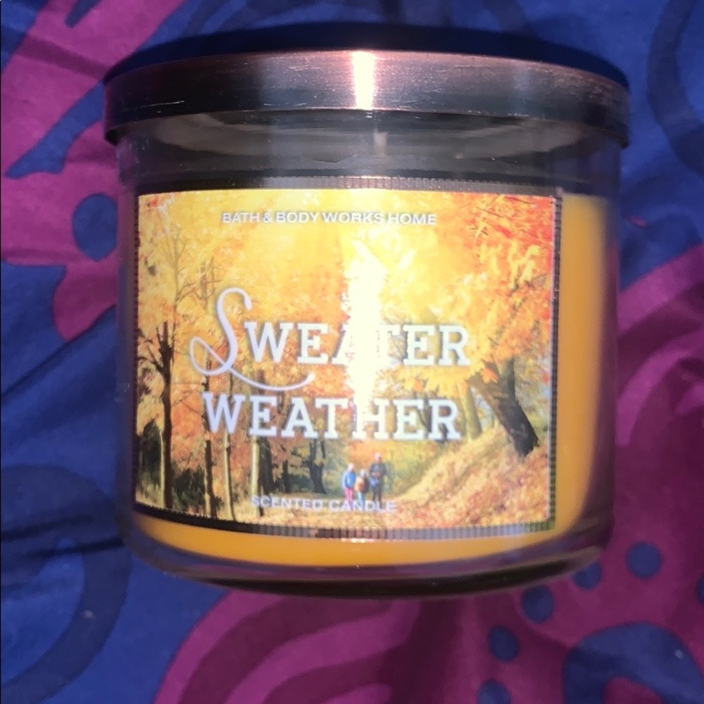 Bath and Body Works Sweater Weather Three Wick